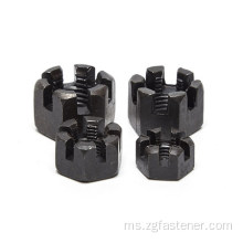 Black Oxide Coating Hexagon Slotted Castle Nuts GB6178